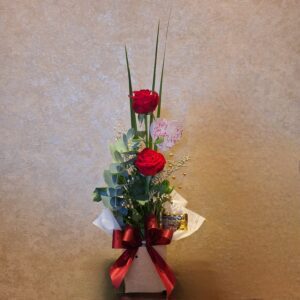Arreglo de Rosas Nac. x 2 Unid.